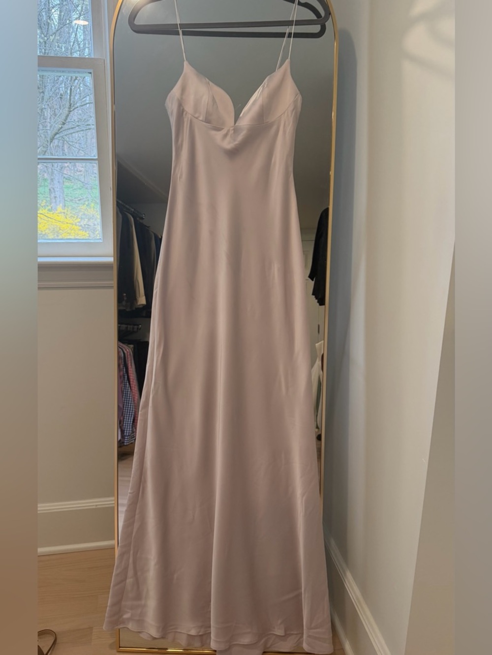 Zara Neutral Beige maxi dress- Soft Taupe